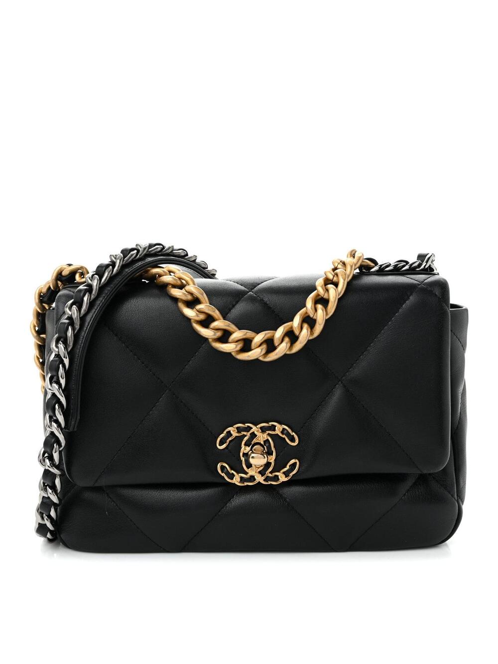 Shiny Goatskin Quilted Medium Chanel 19 #282542C45B